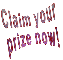 Claim your prize now!